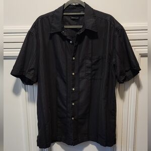Men's Van Heusen Short Sleeve Button Front Dress Shirt